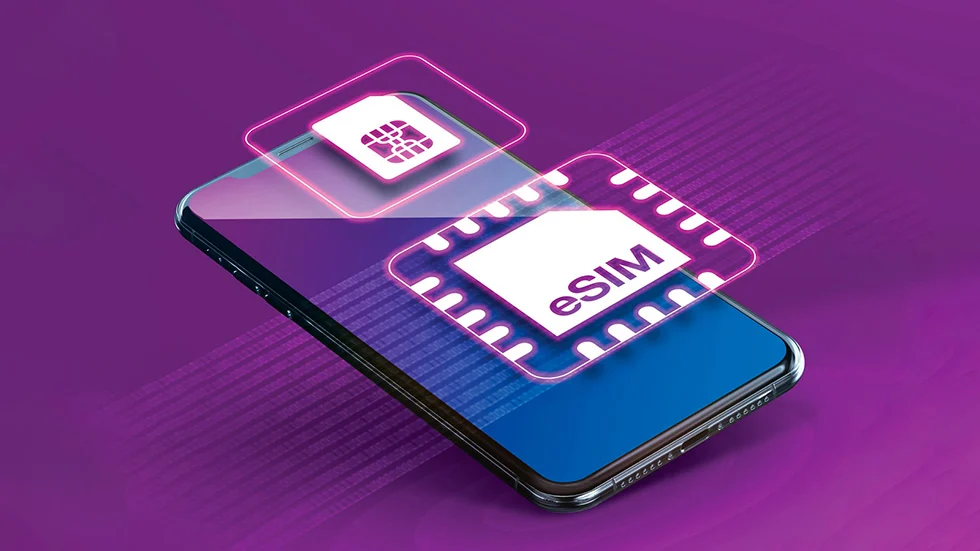 شريحة eSIM الإلكترونية