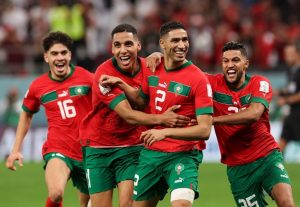 124 000804 newspaper morocco world cup quarter final 2