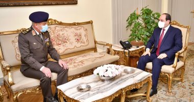 السيسي يجتمع مع وزير الدفاع والإنتاج الحربي