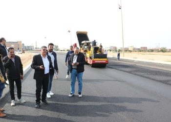 مشروعات الطرق بمدينة السادات