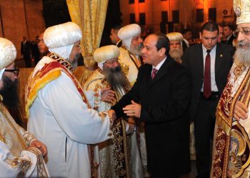 عيد الميلاد المجيد.. الرئيس السيسي يهنئ البابا تواضروس الثاني