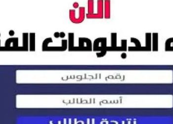 رابط نتيجة الدبلومات الفنية 2024